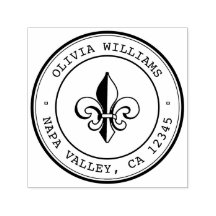 Timbre d'adresses personnalisé, Timbre pour mariag