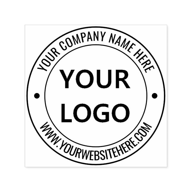 Tampon Auto-encreur Timbre d'auto-intégration du texte du logo d'entre (Design)