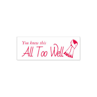 Tampon Auto-encreur Timbre de classement Red Scarf pour un excellent t