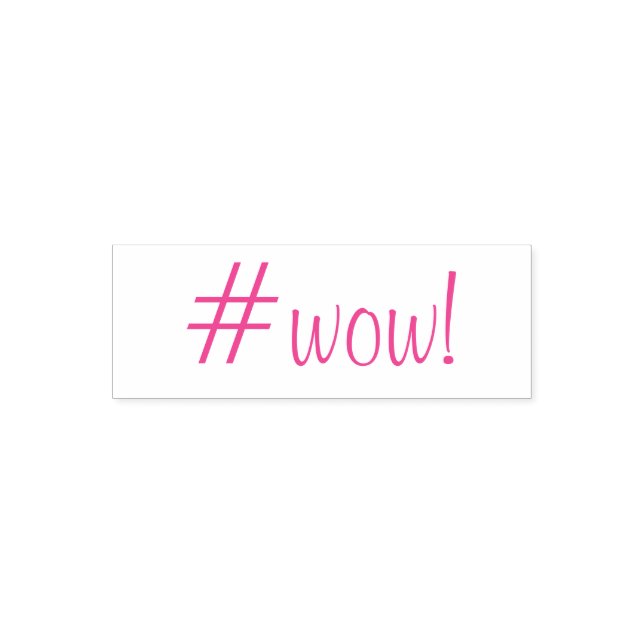 Tampon Auto-encreur Timbre de l'enseignant #WOW ! (Design)