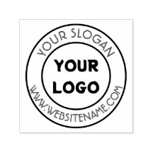 Timbre de logo personnalisé, logo de l'entreprise