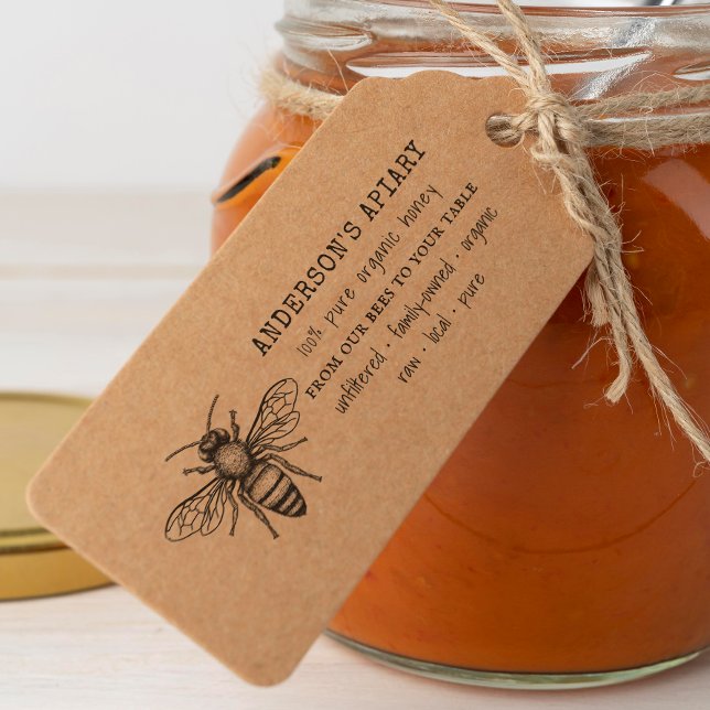 Tampon Auto-encreur Timbre de miel de la ruche de la famille Bumblebee (Stamp Mock-up)