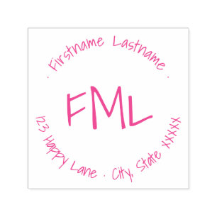 Tampon Auto-encreur Timbre do-it-yourself en caoutchouc