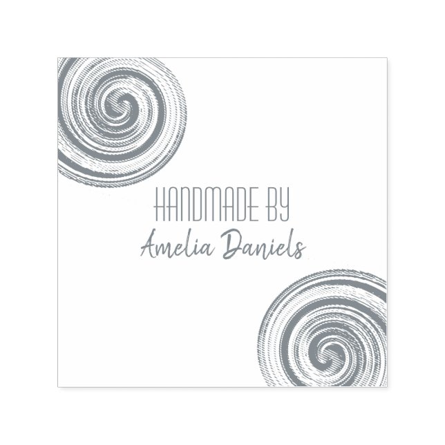 Tampon Auto-encreur Timbre En Caoutchouc À Main (Design)