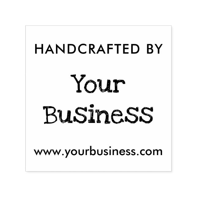 Tampon Auto-encreur Timbre en caoutchouc auto-carré (Design)