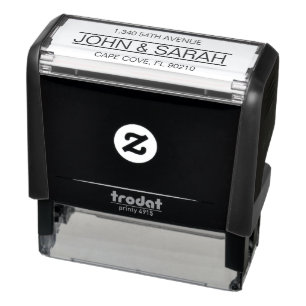 Tampon Auto-encreur Timbre fait sur commande d'adresse, adresse de