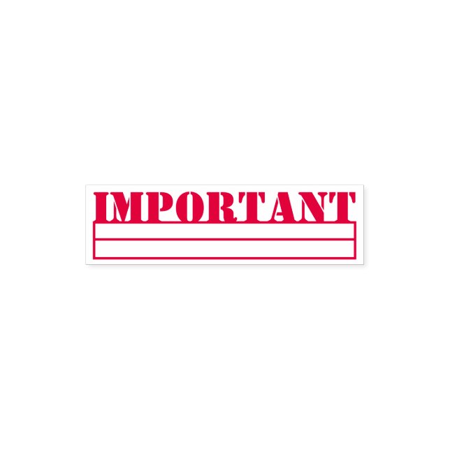 Tampon Auto-encreur Timbre Important de Bureau de Facture Moderne (Design)