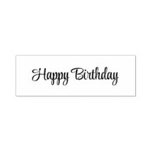 Timbre Joyeux Anniversaire pour emballage cadeau f