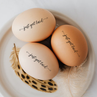 Tampon Auto-encreur Timbre mini œuf pondu écriture