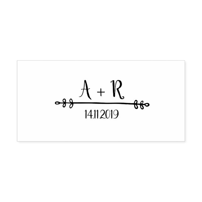 Tampon Auto-encreur Timbre pour mariage d'appel d'offres (Design)