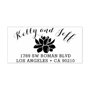 Tampon Auto-encreur Timbre pour mariage, personnalisation enregistrer