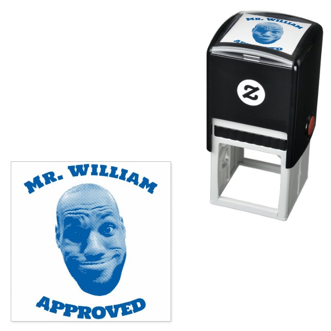 Tampon Auto-encreur Timbre Visage de l'enseignant, Amusant Approbation (En situation)