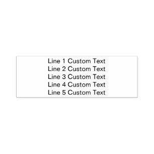 Tampon Auto-encreur Timbres auto-alimentées personnalisées