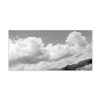 Tampon Auto-encreur Timbres auto-encreurs Vintage Noir Blanc Nuages &