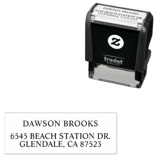 Tampon Auto-encreur Timbres d'affaires personnalisés simples