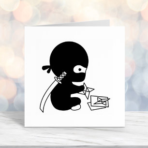 Tampon Auto-encreur Tiny Ninja Folding Origami Star