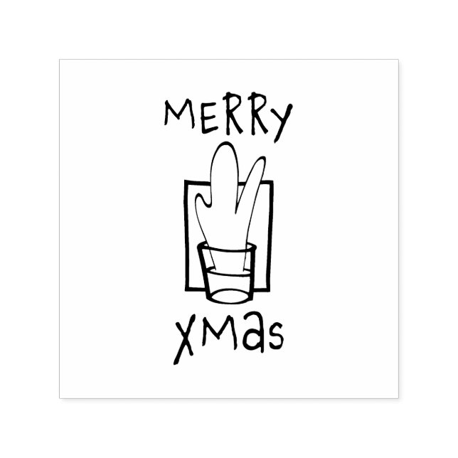 Tampon Auto-encreur Tirs de Joyeux Noël (Design)