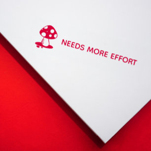 Tampon Auto-encreur Toadstool Champignons Gros Besoins Plus D'Effort