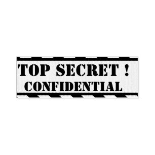 Tampon Auto-encreur top secret - confidentiel