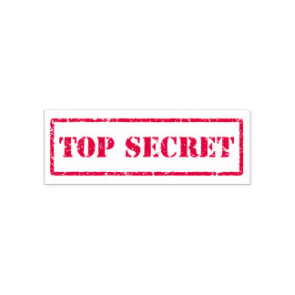 Tampon Auto-encreur Top secret self inking rubber stamp