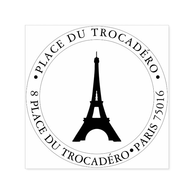 Tampon Auto-encreur Tour Eiffel PixDezines (Design)