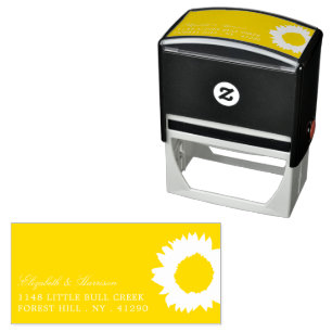Tampon Auto-encreur Tournesol rustique