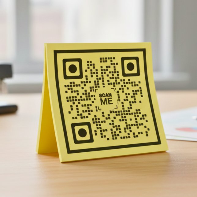 Tampon Auto-encreur Tout en un médias sociaux QR Code Scan Me Influenc (Social Media QR Code Self-Inking Rubber Stamp)