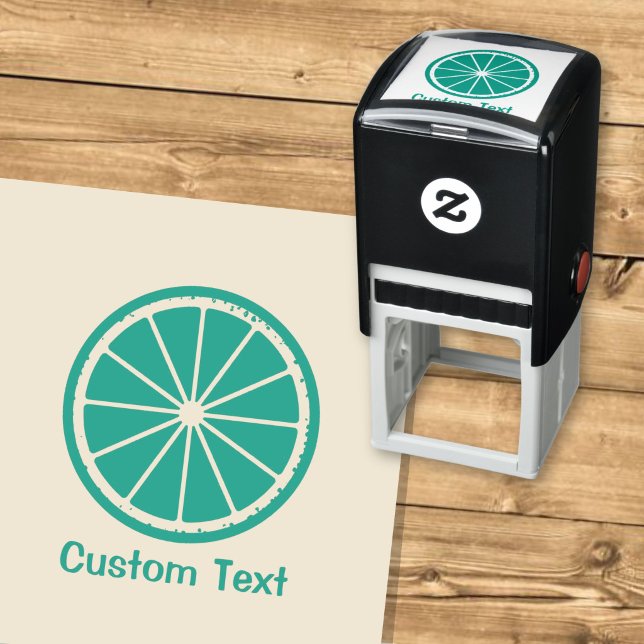 Tampon Auto-encreur Tranche de citron vert (Créateur téléchargé)