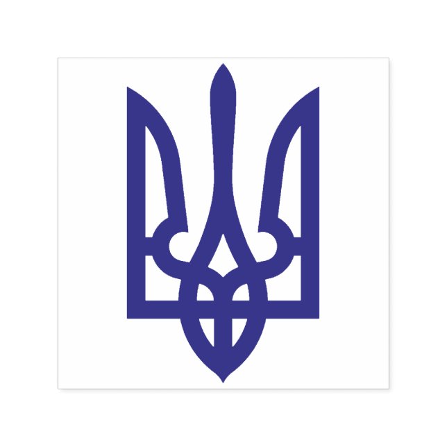 Tampon Auto-encreur Tryzub ukrainien (Design)