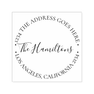 Tampon Auto-encreur Typographie personnalisée