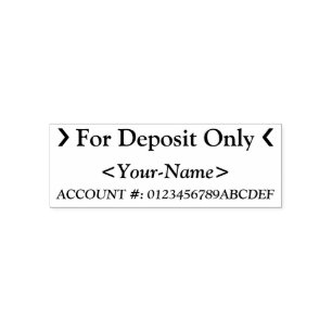 Tampon Auto-encreur Vérifier l'index restrictif et le nom personnalisé