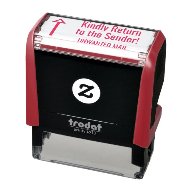 Tampon Auto-encreur "Veuillez retourner à l'expéditeur !", "COURRIER N (Produit)