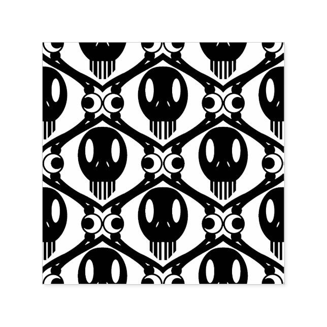 Tampon Auto-encreur Visages morbides (Design)