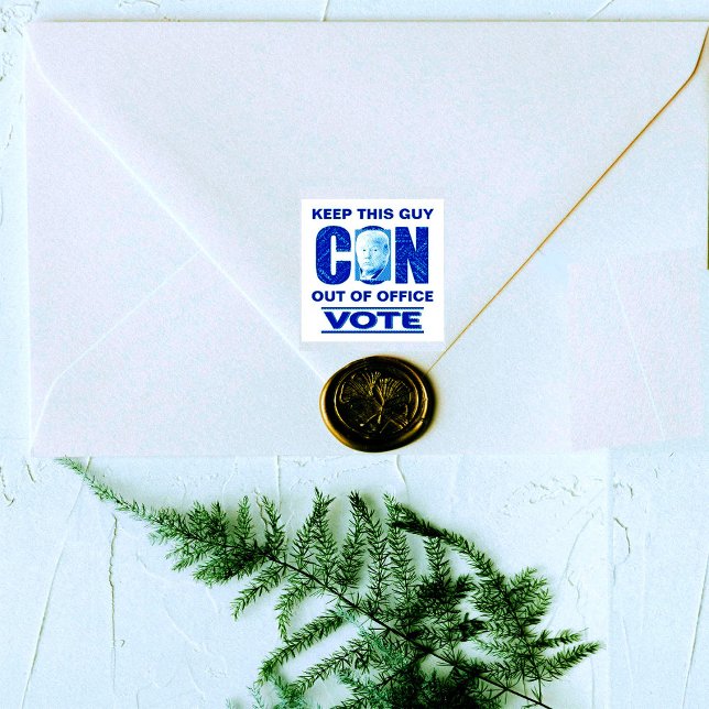 Tampon Auto-encreur Vote Blue Resist 2024 auto-encre en caoutchouc Tim (Créateur téléchargé)