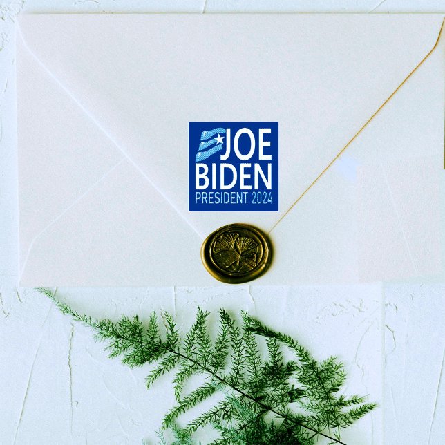 Tampon Auto-encreur Vote Joe Biden Président 2024 Election Blue (Créateur téléchargé)