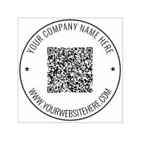 Votre code QR et votre Modèle de timbres arrondis