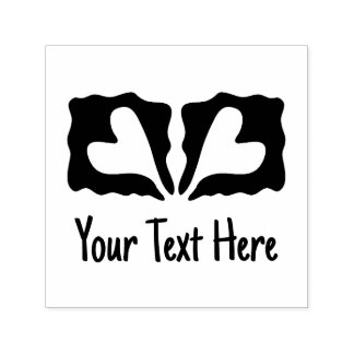 Tampon Auto-encreur Votre coeur personnalisé de texte