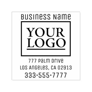 Tampon Auto-encreur Votre logo, Nom commercial Promo, do-it-yourself T