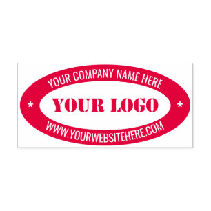 Tampon Auto-encreur Votre Nom Logo Site Web Couleurs Autocollant Timbr