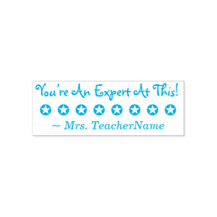 Tampon Auto-encreur "Vous êtes un expert en la matière !" Classement d