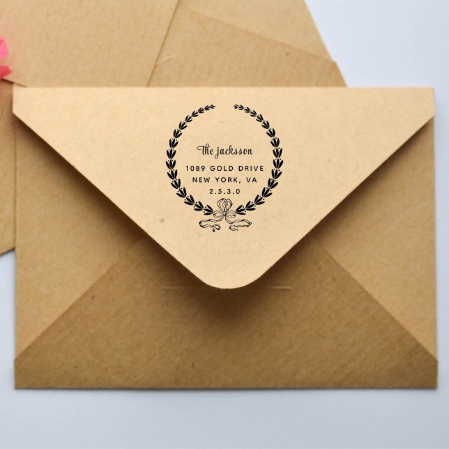 Tampon Auto-encreur weddin Couple Names Simple Typographie Mariage (Créateur téléchargé)