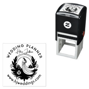Tampon Auto-encreur Wedding planner de logo Motif moderne