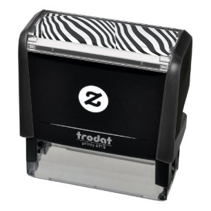 Tampon Auto-encreur Zebra Stripes Concevez votre propre