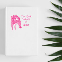 Zèbre Personnalisé Ce Livre Appartient À