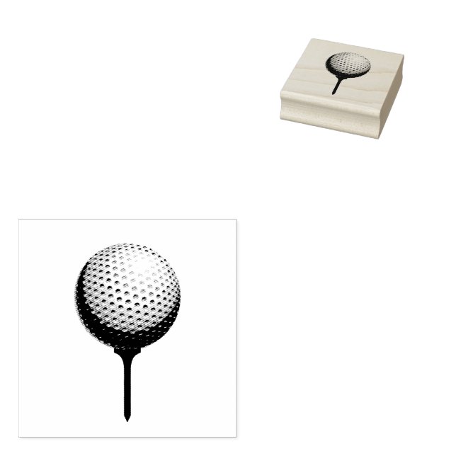 Tampon caoutchouc de Golf Ball (Tamponné)