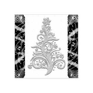 Tampon d'art Abstrait - Arbre de Noël Abstrait