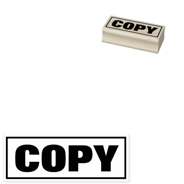 tampon de bureau avis COPIER pour documents et imp (Tamponné)