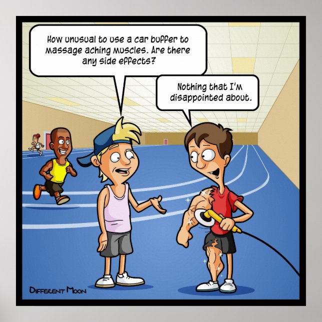 Tampon de voiture Massage amusant Poster (Devant)