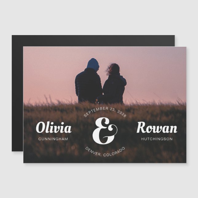 Tampon d'esperluette photo pleine Enregistrer l'ai (Devant / Derrière)