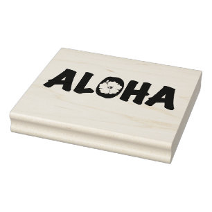 Tampon en bois Aloha Art